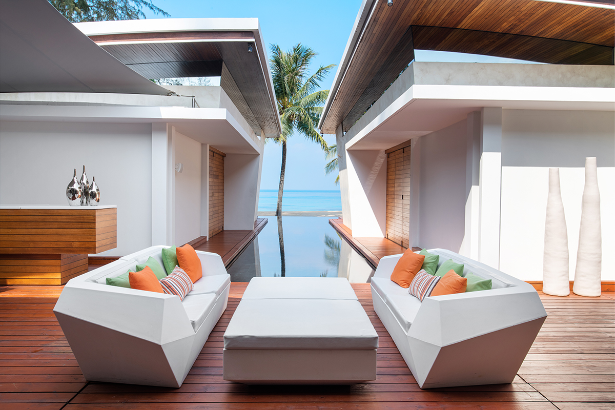 Beautiful villa on the beach in Thailand